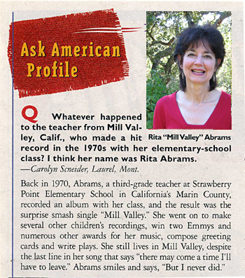 American Profile : Rita Abrams